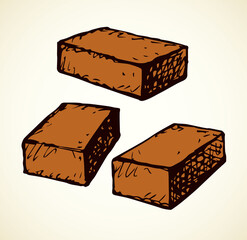 Brick. Vector drawing