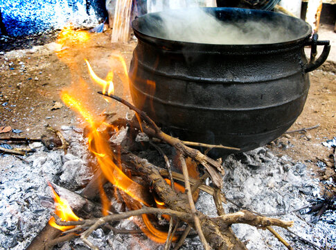 mazamorra is a traditional dish. It is a dessert with native roots made with white maize, water, sugar, and vanilla.