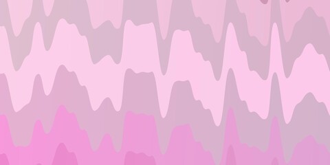 Light Pink vector background with wry lines. Brand new colorful illustration with bent lines. Best design for your ad, poster, banner.
