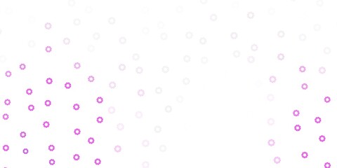 Light pink vector template with circles.