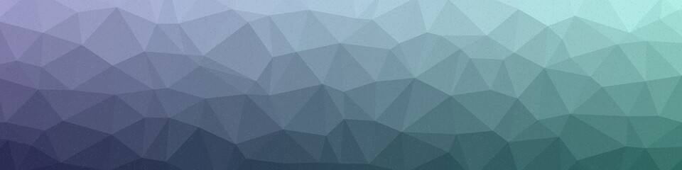 Obraz premium Turquoise color Abstract color Low-Polygones Generative Art background illustration