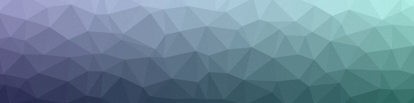 Turquoise color Abstract color Low-Polygones Generative Art background illustration