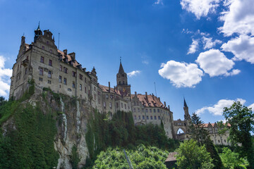 view of the Hohenzollern Castle Sigmaringen