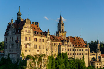 Fototapeta na wymiar view of the Hohenzollern Castle at Sigmaringen