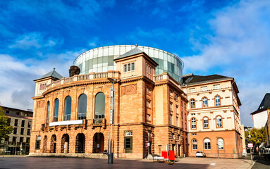 Fototapeta na wymiar The State Theatre in Mainz - Rhineland-Palatinate, Germany