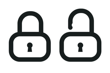 lock icon vector illustration