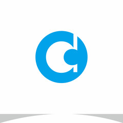 DC Initial Logo Design Vector