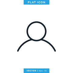 Profile Icon Vector Design Template. 