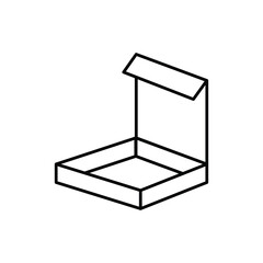 box cargo icon vector