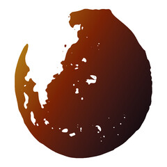 coffee cup stain vector