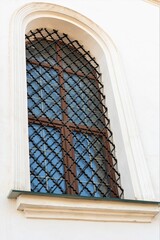 A beautiful window of an old Orthodox church.