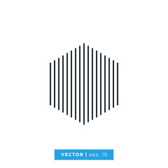 Modern Abstract Geometric Line Vector Design Template