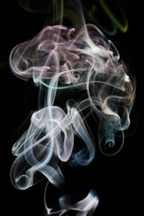 Abstract smoke shape