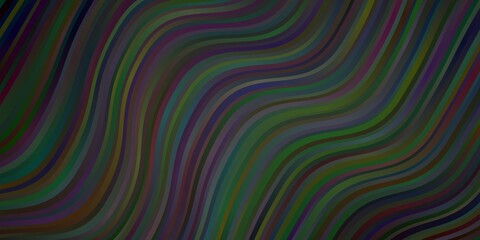 Light Gray vector background with bows. Illustration in abstract style with gradient curved.  Template for cellphones.