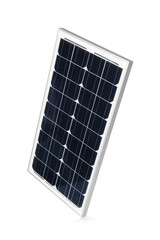 Solar panel isolated on white. Alternative energy source