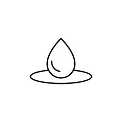 water drop icon vector