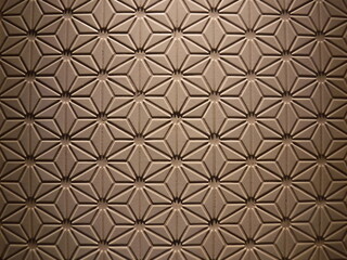 星の模様の壁　～Star pattern wall