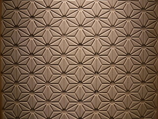 Fototapeta premium 星の模様の壁 ～Star pattern wall