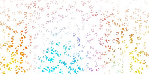 Light blue, yellow vector template with abstract forms.