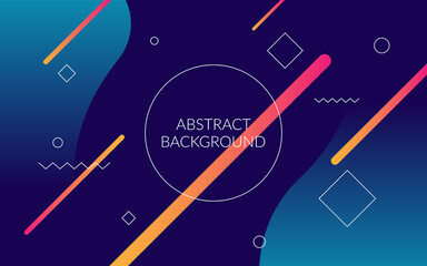 Modern Abstract Background Vector Design Template