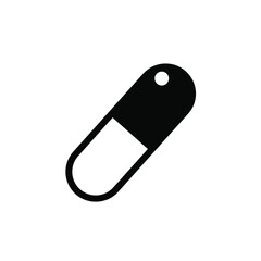 Pill capsule icon