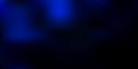 Dark blue vector gradient blur layout.