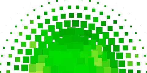Light Green vector texture in rectangular style. Colorful illustration with gradient rectangles and squares. Design for your business promotion.