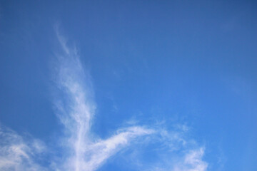 White sky and clouds pattern texture bakground.