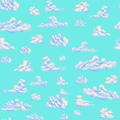 
clouds seamless pattern