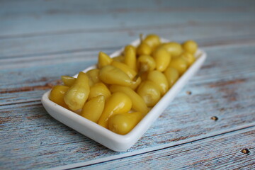 green pepper on a plate

