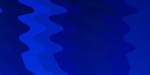 Dark Pink, Blue vector template with wry lines. Illustration in halftone style with gradient curves. Best design for your ad, poster, banner.