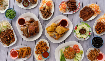 Thai & Japanese Mixed Food Selections 