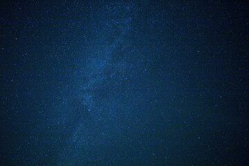 Starry sky on a clear summer night.