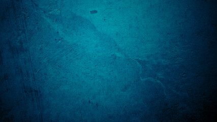 blue grunge of concrete wall background
