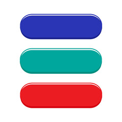 Web button icon set isolated on white background. Trendy web button icons for website, app, ui, interface, label, banner and design template. Creative art concept, vector illustration 