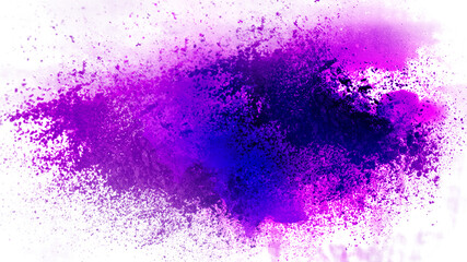 Powder explosion colors pink and purple 