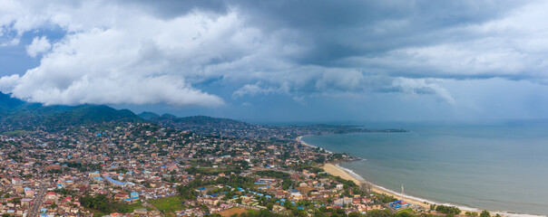 Freetown, Sierra Leone - drone landscape photo