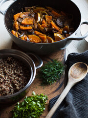 Whole foods harvest table feast