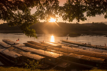 LAO HUAY XAY MEKONG RIVER