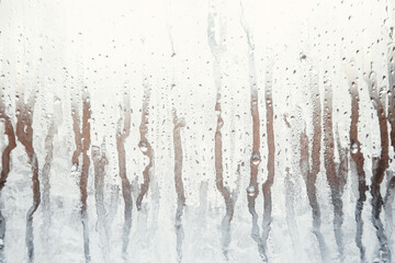 frosted wet window texture