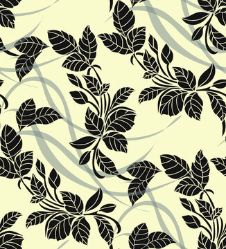 Abtrack floral background