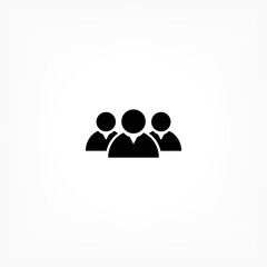 Human vector icon , lorem ipsum Flat design