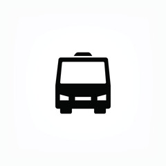 Bus  vector icon , lorem ipsum Flat design