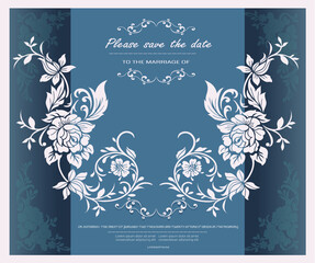 Vector flower design. Colorful floral collection with leaves and flowers,Design for invitation, wedding or greeting cards