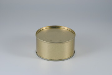 tin can on a white background