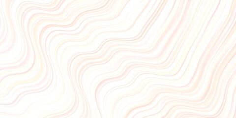 Fototapeta premium Light Orange vector background with bent lines.
