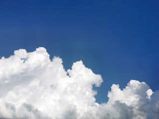 blue sky with clouds background