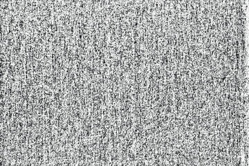 Grunge texture with noise, dirt and grit. Monochrome abstract background of natural fabric. Vector illustration. Overlay template.