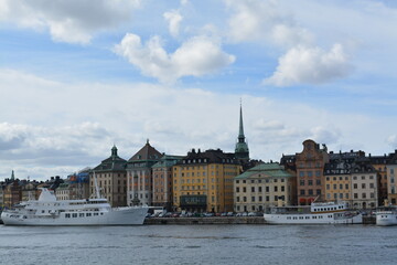 view of the old town in stockholm