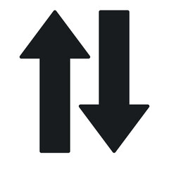 Black arrow icon vector